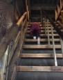 姫路城の階段とめ